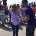 ‘Uptown Funk’ flash mob morphs into proposal