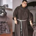 When monks adopt a stray dog and make him one of theirs